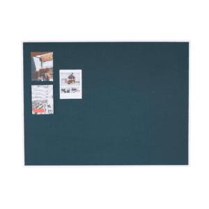 Tableau d'affichage insonorisant EcoSUND monté sur un mur de bureau