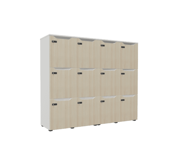 Casiers modulaires disponibles en divers coloris pour l'aménagement intérieur