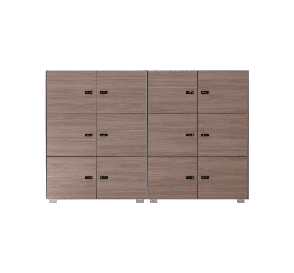 Casiers de rangement PRIMO avec serrure à combinaison dans un bureau moderne