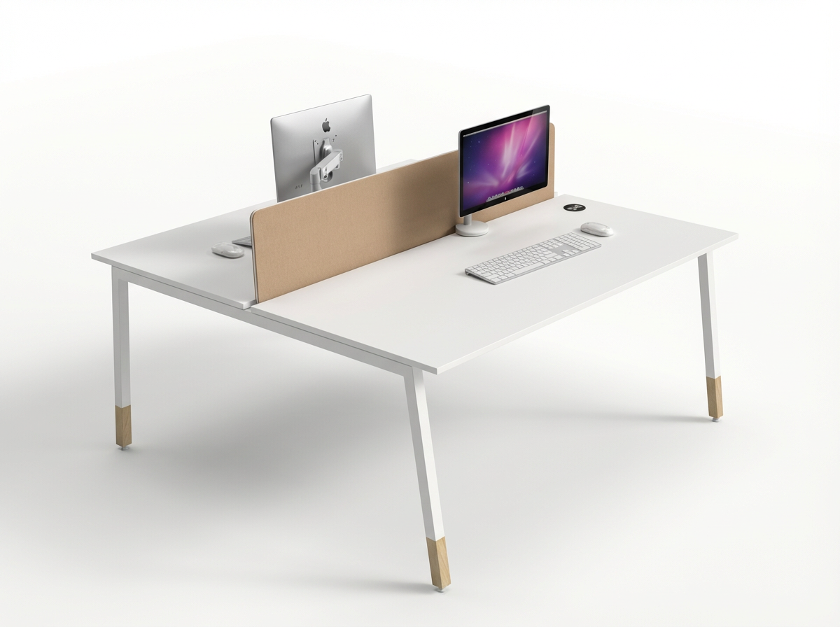 Bureau double LESS A-W 2P