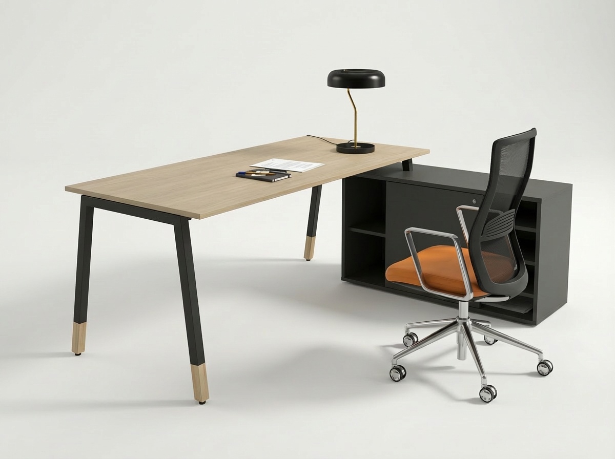 Bureau avec retour LESS A-W