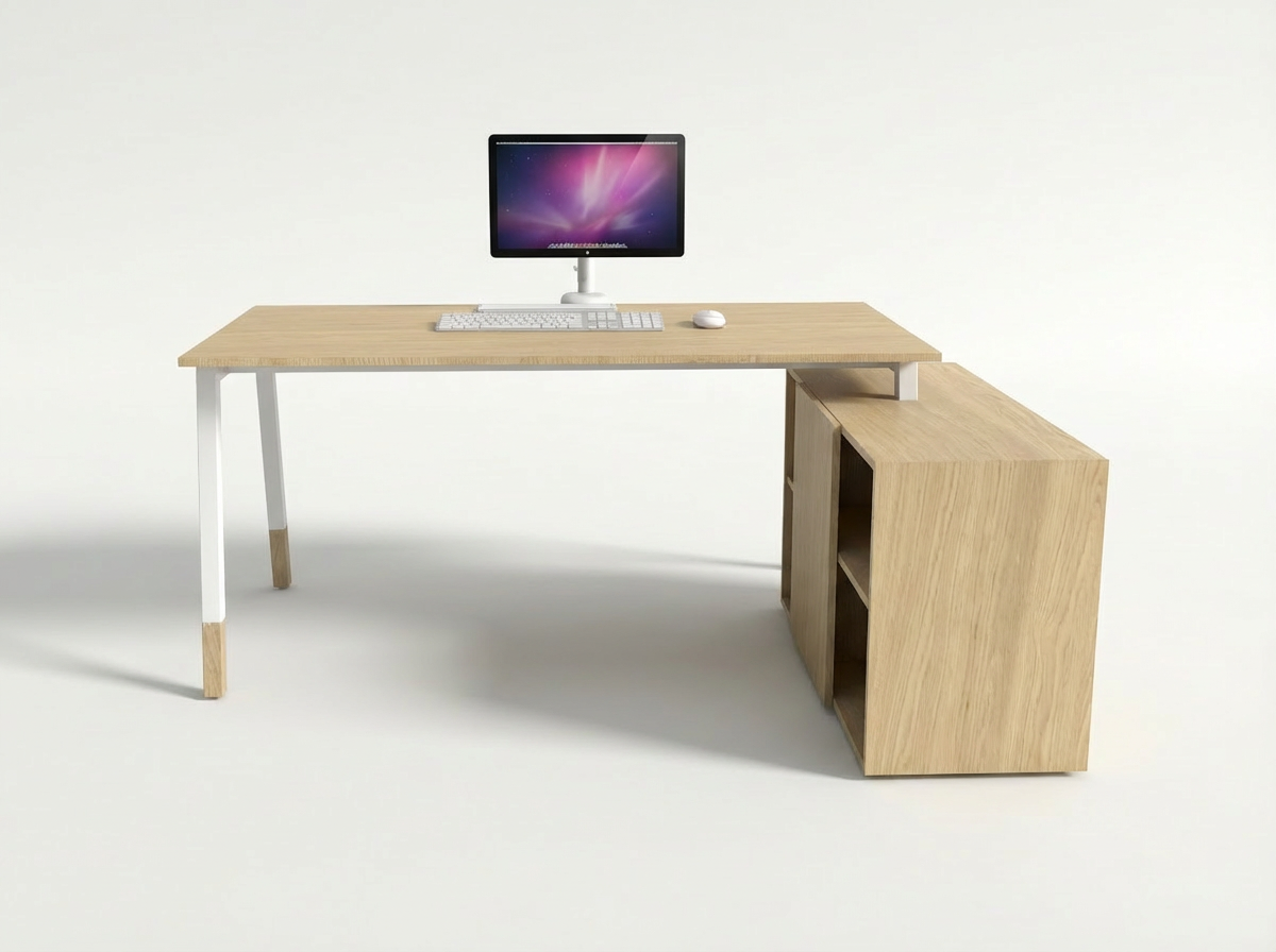Bureau avec retour LESS A-W – Image 3