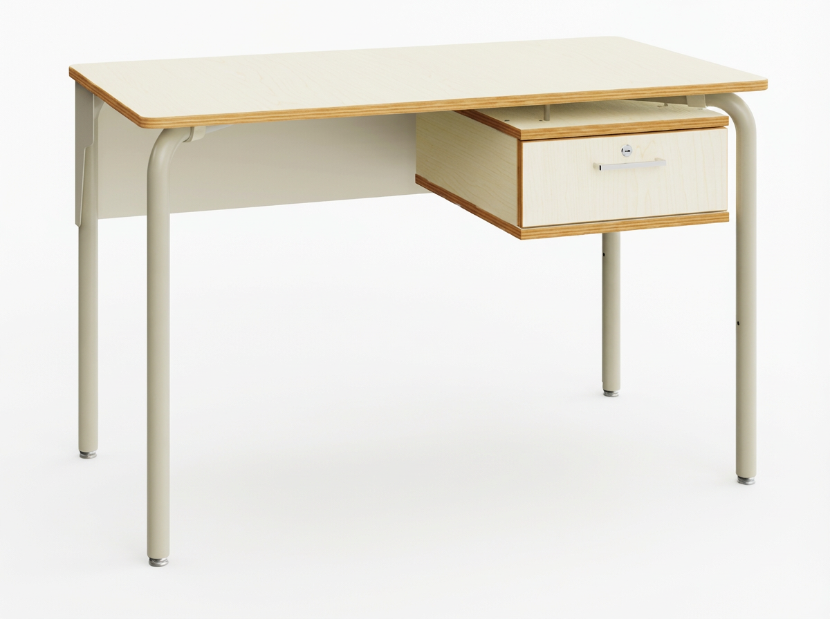Table d’enseignant 121 x 66 cm – bureau professionnel pour salle de classe