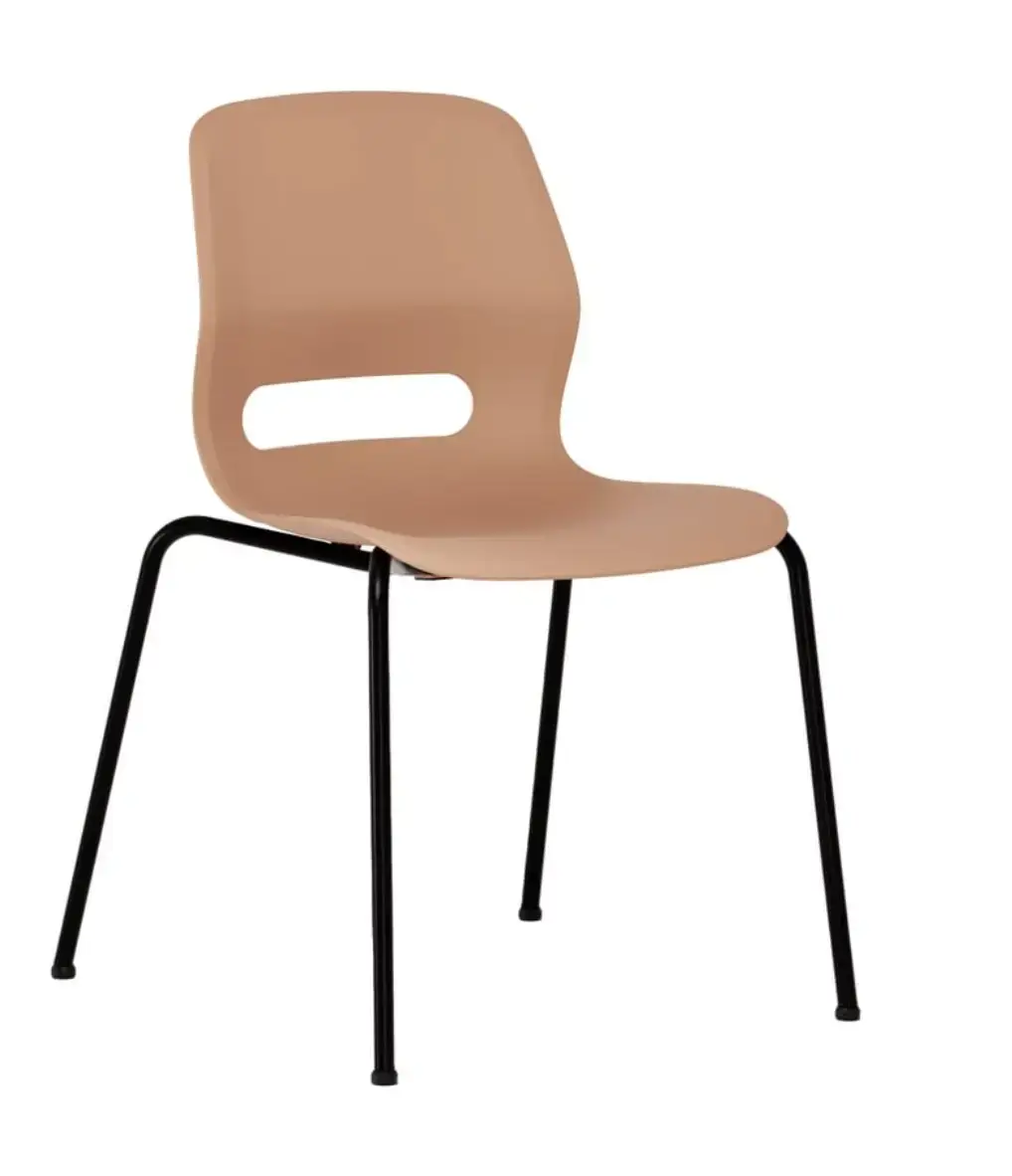 Chaise d’école JUN 4 pieds – chaise scolaire en plastique recyclé